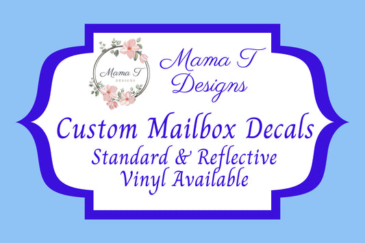 Mailbox Address Decals (2 Sided)