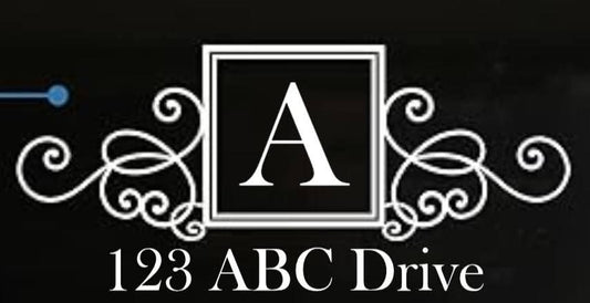 Mailbox Address Decals (2 Sided)