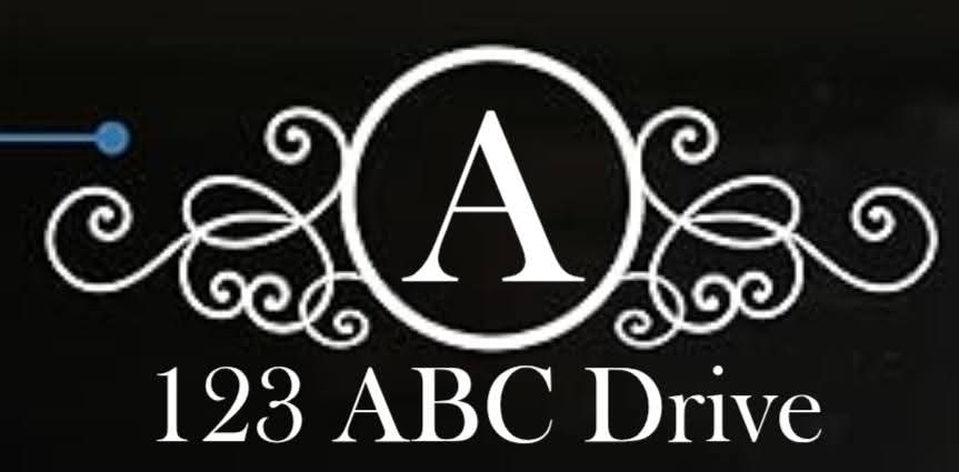 Mailbox Address Decals (2 Sided)