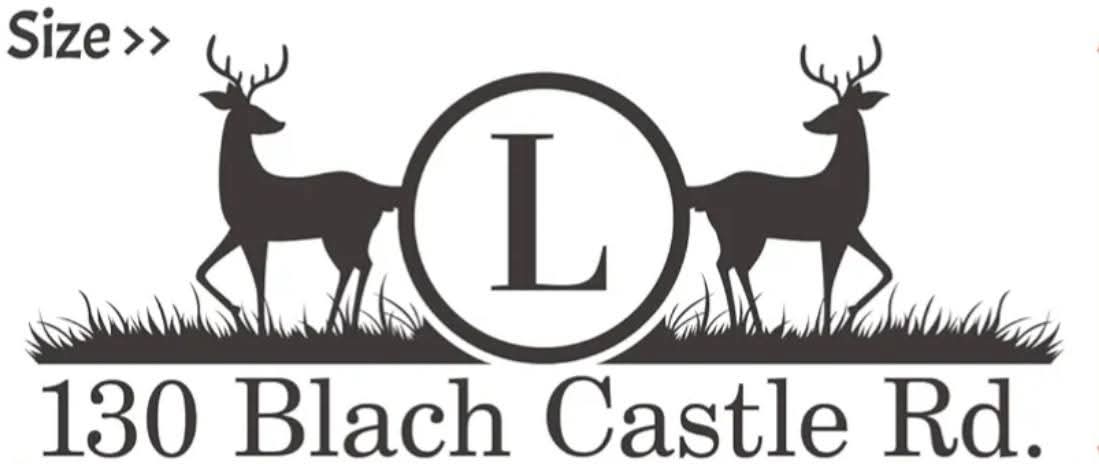 Mailbox Address Decals (2 Sided)