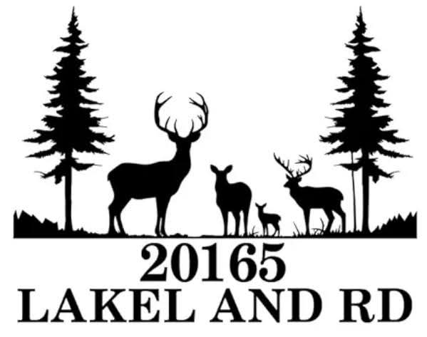 Mailbox Address Decals (2 Sided)