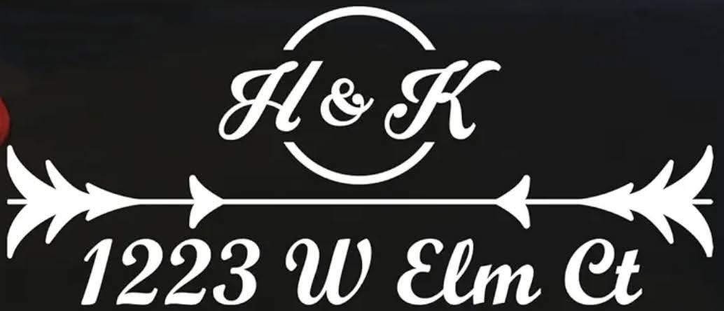 Mailbox Address Decals (2 Sided)