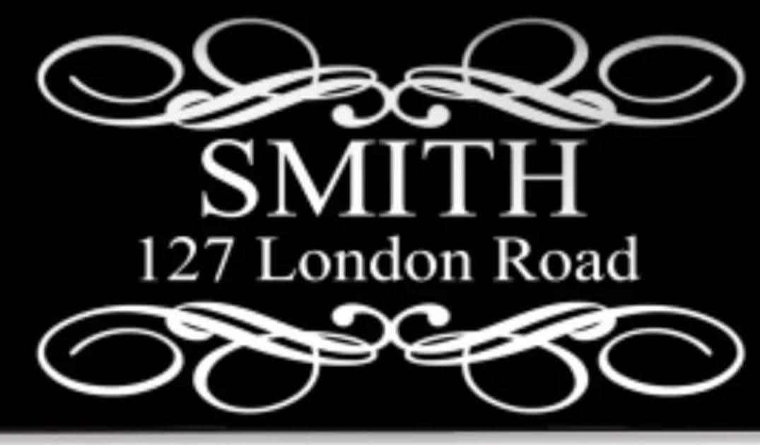 Mailbox Address Decals (2 Sided)