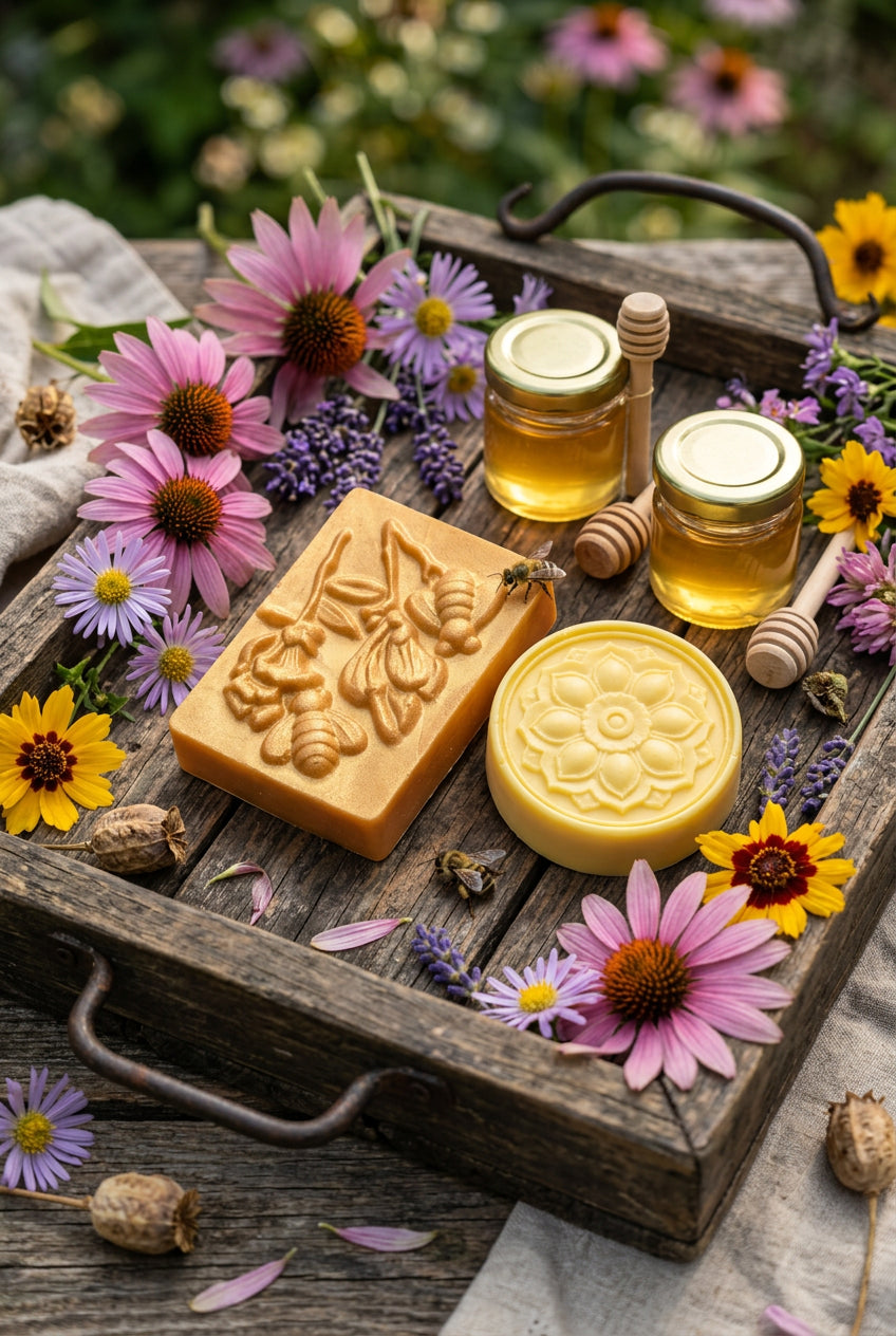 "Bumble's Honey Jar" Handmade Artisan Soap 5oz bar