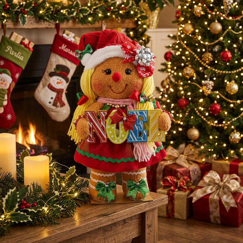 "Christmas Kids" Gingerbaby - Girl Only