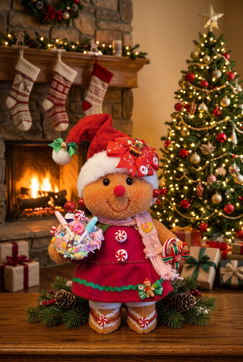 "Christmas Kids" Gingerbaby - Girl Only