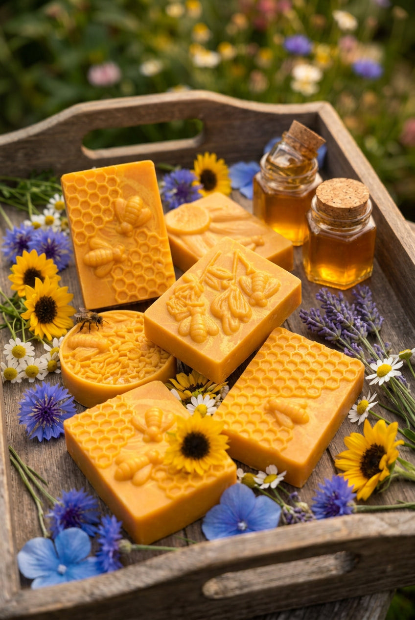 "Bumble's Honey Jar" Handmade Artisan Soap 5oz bar