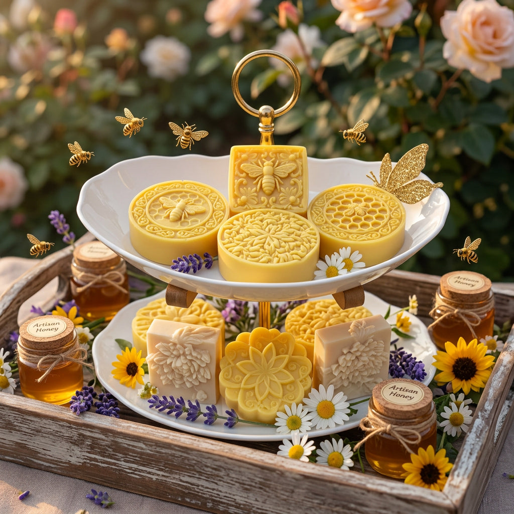 "Bumble's Honey Jar" Handmade Artisan Soap 5oz bar
